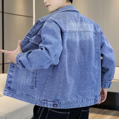 Chaqueta de mezclilla para hombre DGHM-JLMY miniatura 5