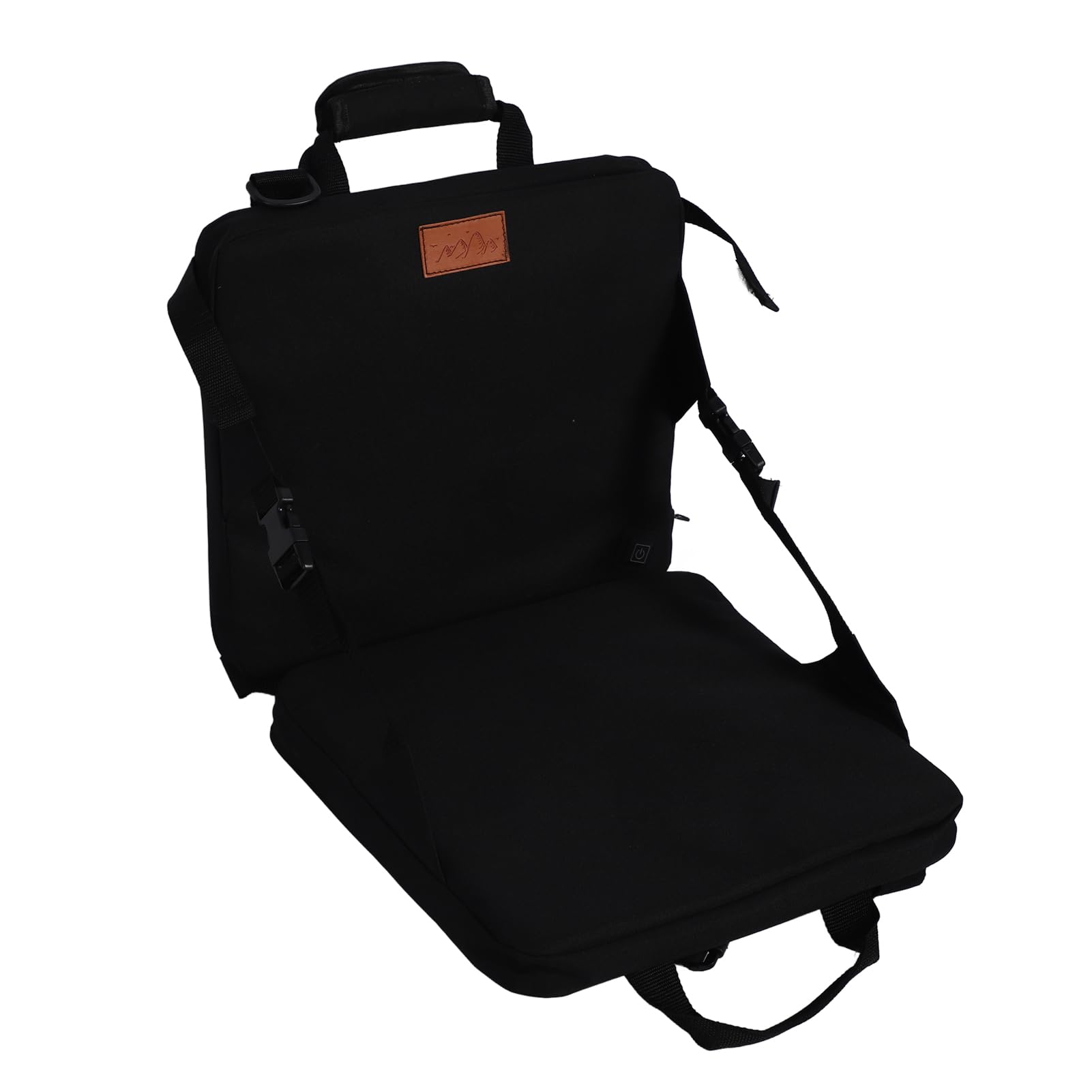 Luqeeg Siège de Stade Chauffant pour Gradins avec Support Dorsal, Chaise de Stade Chauffante Pliante et Rembourrée avec Poignée de Transport, Siège de Stade Chauffant Portable