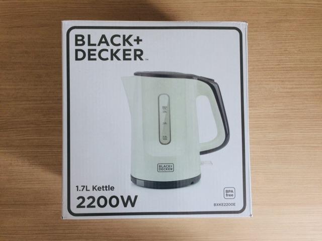 BLACK+DECKER BXKE2200E Bollitore, 2200 W, 5 Cups, Plastica, Bianco