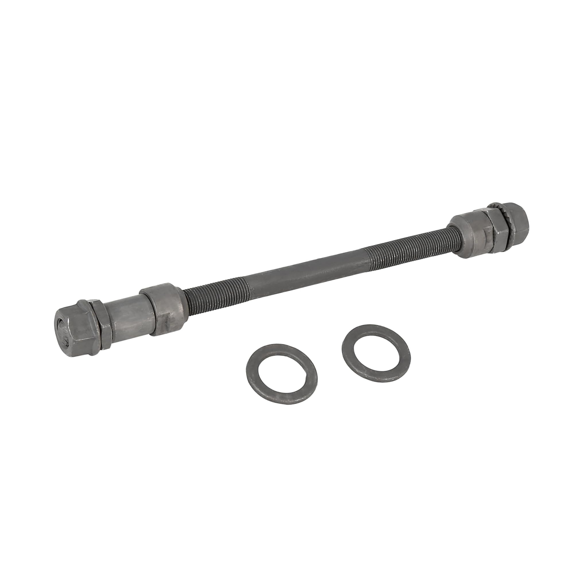 Motoforti 1 Pcs 9.5mm Wheel Hub Axle Rear Axle Solid Shaft Black for Bicycle Long-lasting