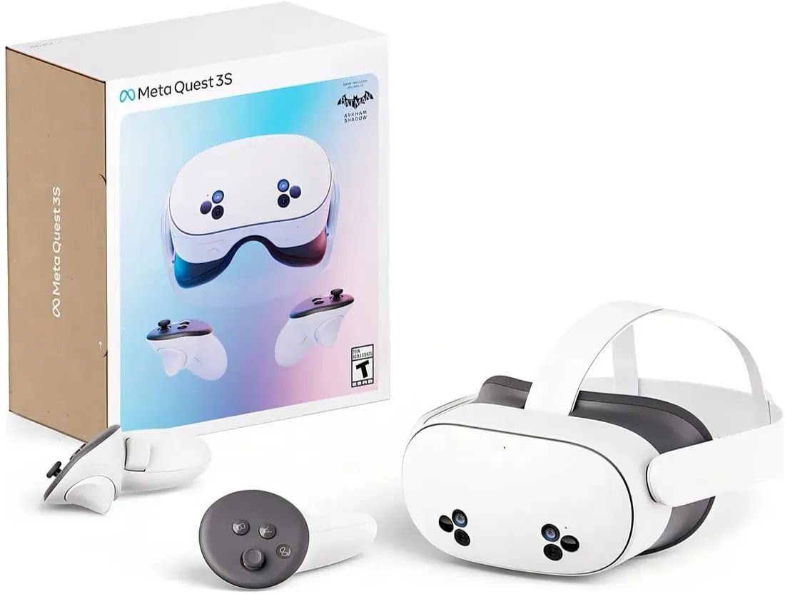 Meta Quest 3S 128GB — Dive into Mixed Reality — Unreal Device. Unreal Price — All-in-One Headset — Get a 3-Month Trial of Horizon+ Included