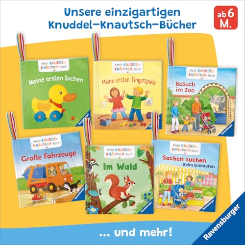 Mein Knuddel-Knautsch-Buch: Seif dich ein, sagt das Schwein; weiches Stoffbuch, waschmaschinengeeignet, Badebuch, Babyspielzeug ab 6 Monate