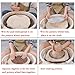 Round Clay Throwing Cloth,Reusable 12 Inch Pottery Wheel Bats Cloth for Making Pottery Ceramics,Pottery Machine Accessories