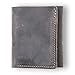 PEGAI Personalized 100% Leather Trifold Wallet For Men - Handmade Minimalist Men's Wallet, Classic Billfold with ID Holder, Credit Card Wallet, Card Holder, Custom Wallets for Men | Kane (Rock Grey)