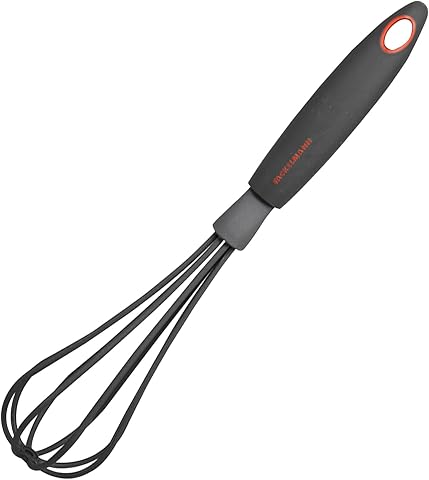 Fackelmann Frusta in Nylon, Linea Red, Grigio Antracite e Rosso