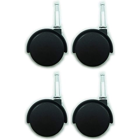Hnfshop 4pcs/Set Furniture Swivel Caster/Wheel w/Socket Chair Replacement (Dia 2 inches w/Out Brake) Cover