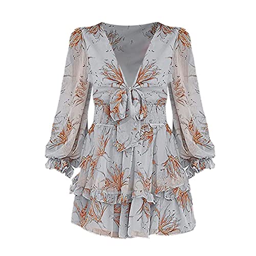 Robe d'été plissée à mini imprimé idéale pour vos vacances à la plage