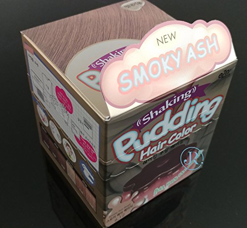 Shaking Pudding Ammonia Free Hair Color Self Hair Dye DIY Kit Included Contain Keratin Made in Korea Beauty (6.12 Smoky Ash Beige)