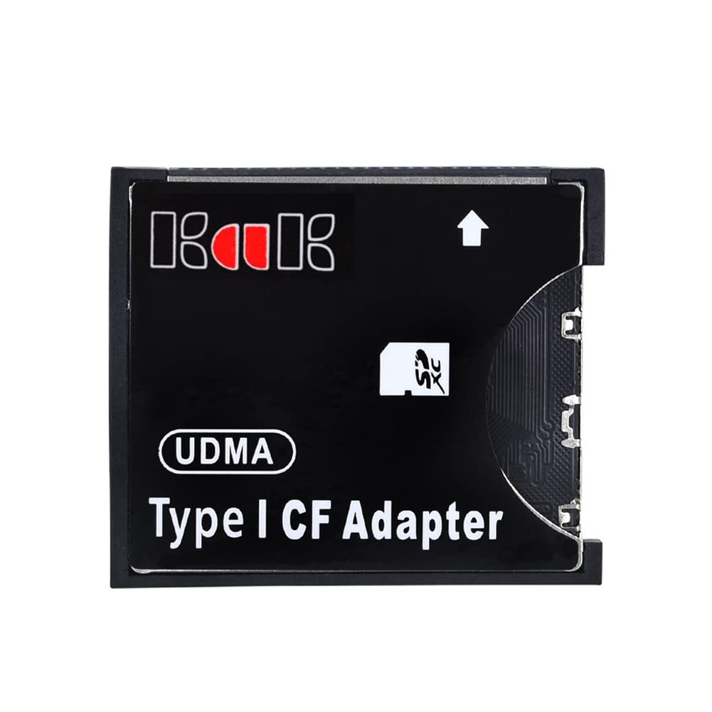 Adaptateur SD vers Type I Prenant en Charge la Carte SD SDHC SDXC MMC vers Convertisseur de Lecteur de Carte Compact Flash Type I Standard