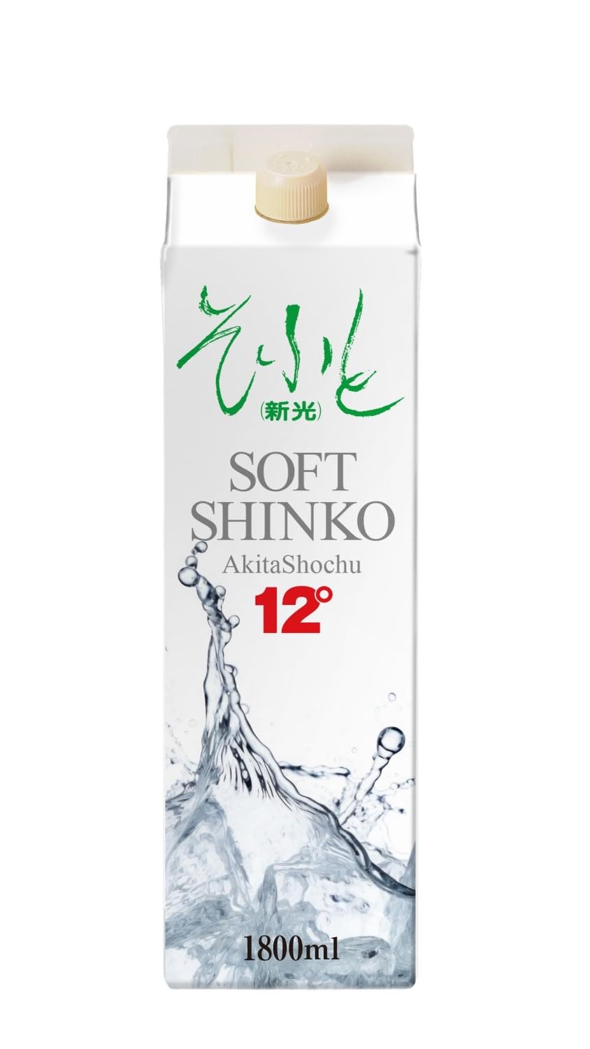 秋田県醗酵工業 12度そふと新光 [ 焼酎 甲類焼酎 12度 日本 秋田県 1800mlパック ]