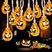 Produktbild Elegear Halloween Deko Lichterkette Kürbis Lichterkette Batterie 3,5M 20 LED Transparent Kürbis Lichterkette 3D Halloween Schnur Lichter Beleuchtung Dekoration für Halloween Party, Warmweiß