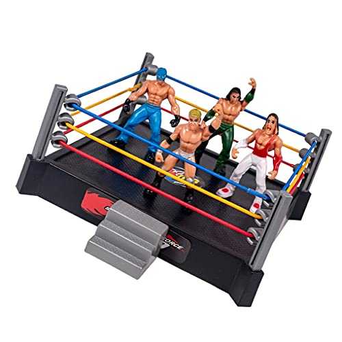 osiuujkw Juguetes de Lucha para niños, pequeños Luchadores, Guerreros, portátiles, Resistentes al Desgaste, Divertido Juego de Anillos de Lucha, Juguetes para niños