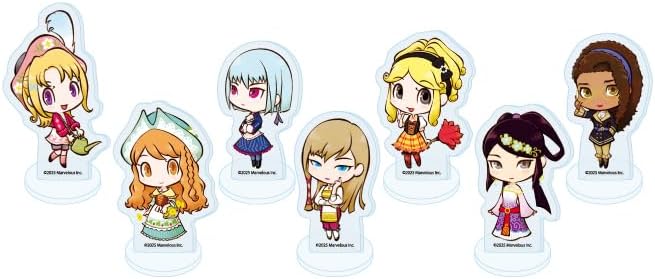 Ranching Story Lets! Wind Grand Bazaar 02 Acrylic Petite Stand, Complete Set, Box of 7