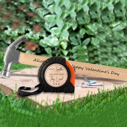 Cinta Métrica Llavero Personalizada Día San Valentín miniatura 2