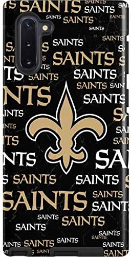 Skinit Pro Phone Case Compatible with Galaxy Note 10 - Officially Licensed NFL New Orleans Saints Design