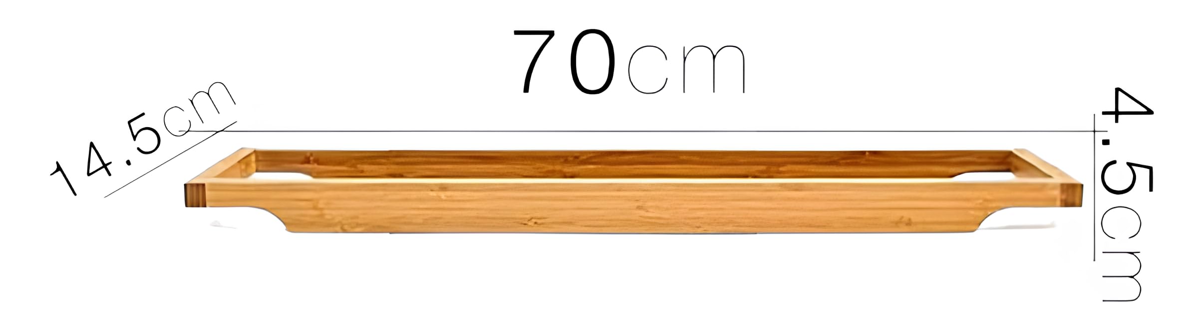 35014 Bandeja Bambu Baã‘Era 70 x 14.5 x 4.5 cm