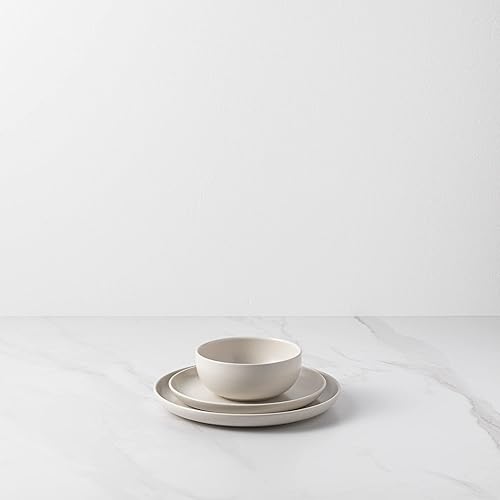 Vista 14 de Casafina Servicio de 3 piezas de cerámica de cerámica para 1, colección Pacifica, verde alcachofa Juego de vajilla apta para microondas y Pacifica