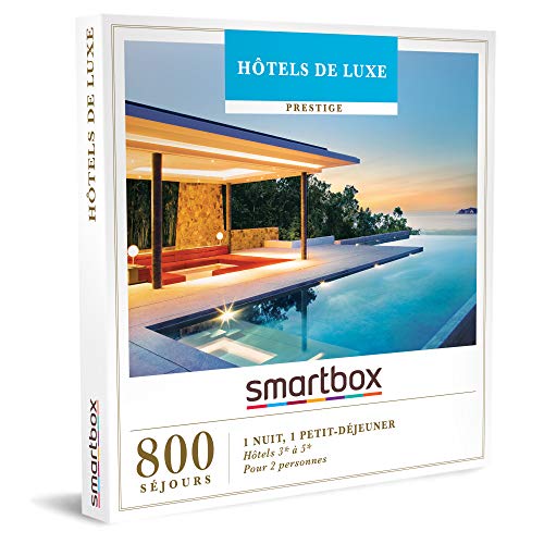 SMARTBOX - Coffret Cadeau Couple - Idée cadeau original : Séjour romantique dans un hôtel de luxe pour un moment inoubliable