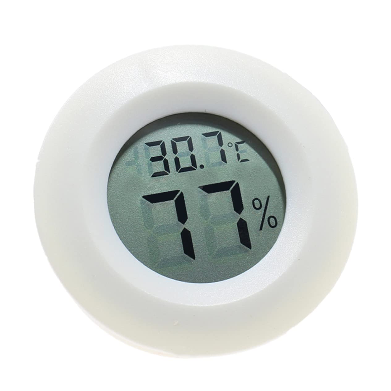 HANABASS Round Electronic Thermometer Hygrometer Digital Temperature Humidity for Home Office Warehouse