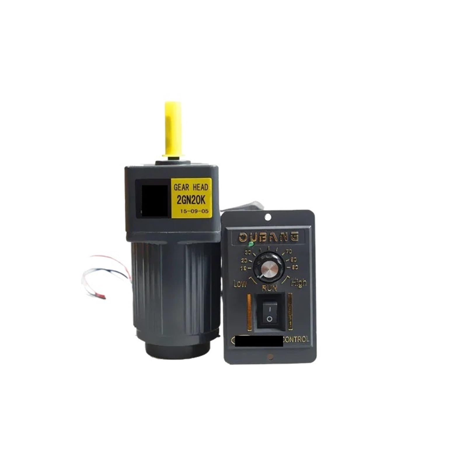 HYRBNSDLK Asynchronous Motor 6W 220V AC Gear with Speed Regulator 2IK6RGN-C Adjustable Single Phase High Torque(0-33RPM)