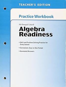 Paperback Algebra Readiness: Teacher Practice Workbook Grades 6-8;Algebra Readiness Book