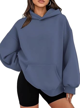 Hoodies for Women Oversized Trendy Sweatshirts Pullover Fleece Long Sleeve Sweaters Winter Outfits Y2k Clothes
