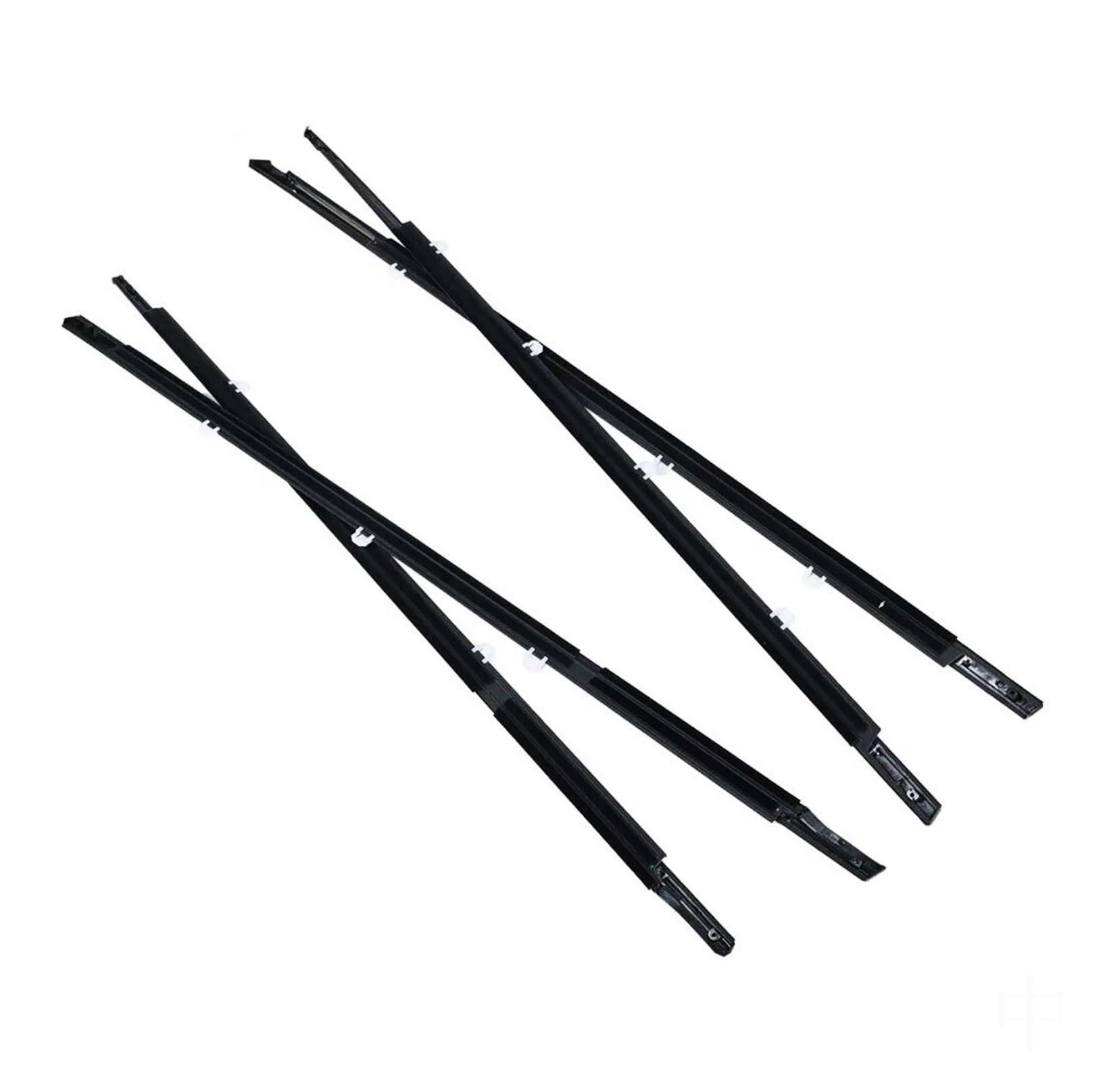 Window Seal Strip for Accord 2008-2012 Window Weatherstrip 4PCS (OE# 72450-TA0-A01, 72410-TA0-A01, 72950-TA0-A01, 72910-TA0-A01) Car Door Seal Strip
