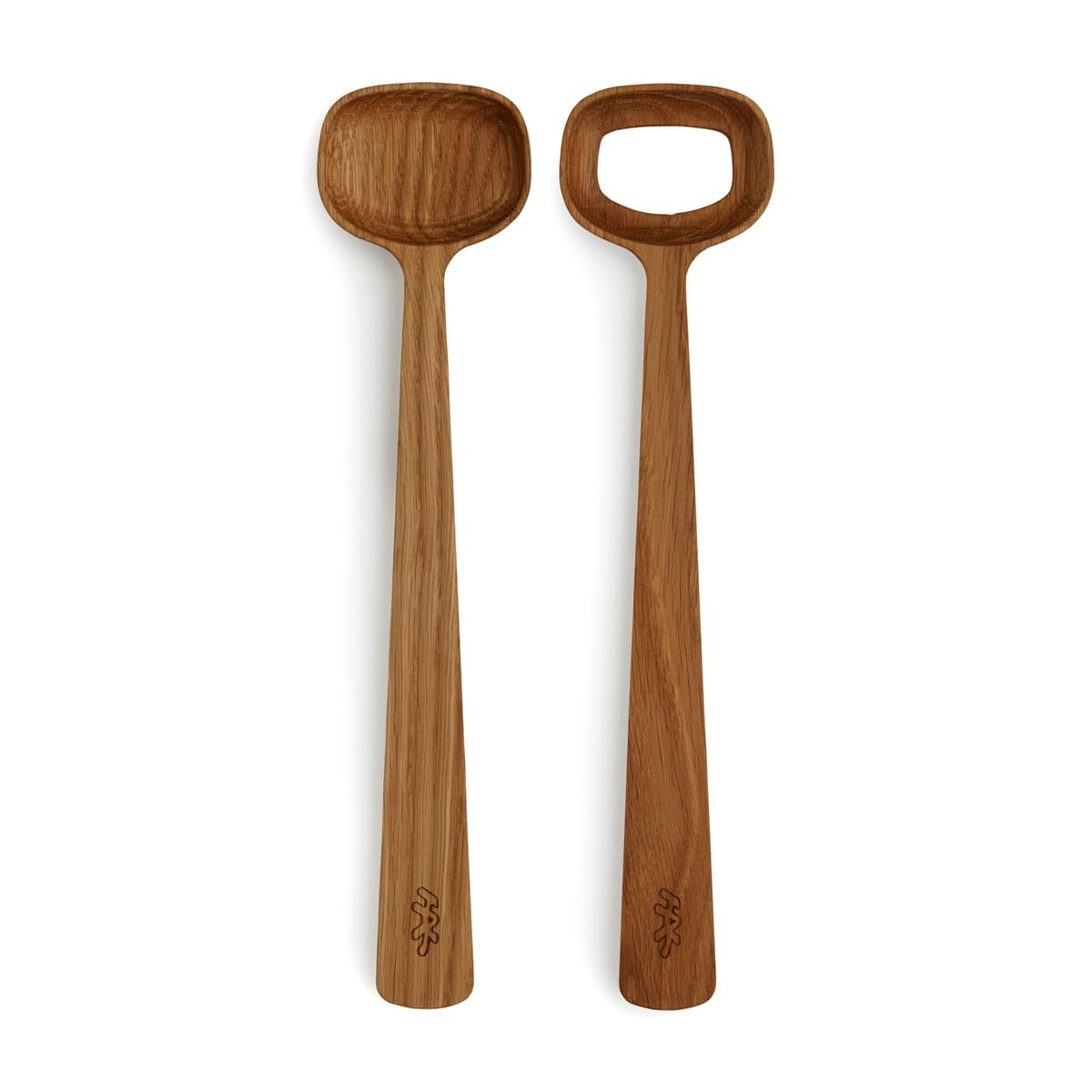 Kähler Salatbesteck Hammershøi Besteck skandinavischer Ausdruck, Holz