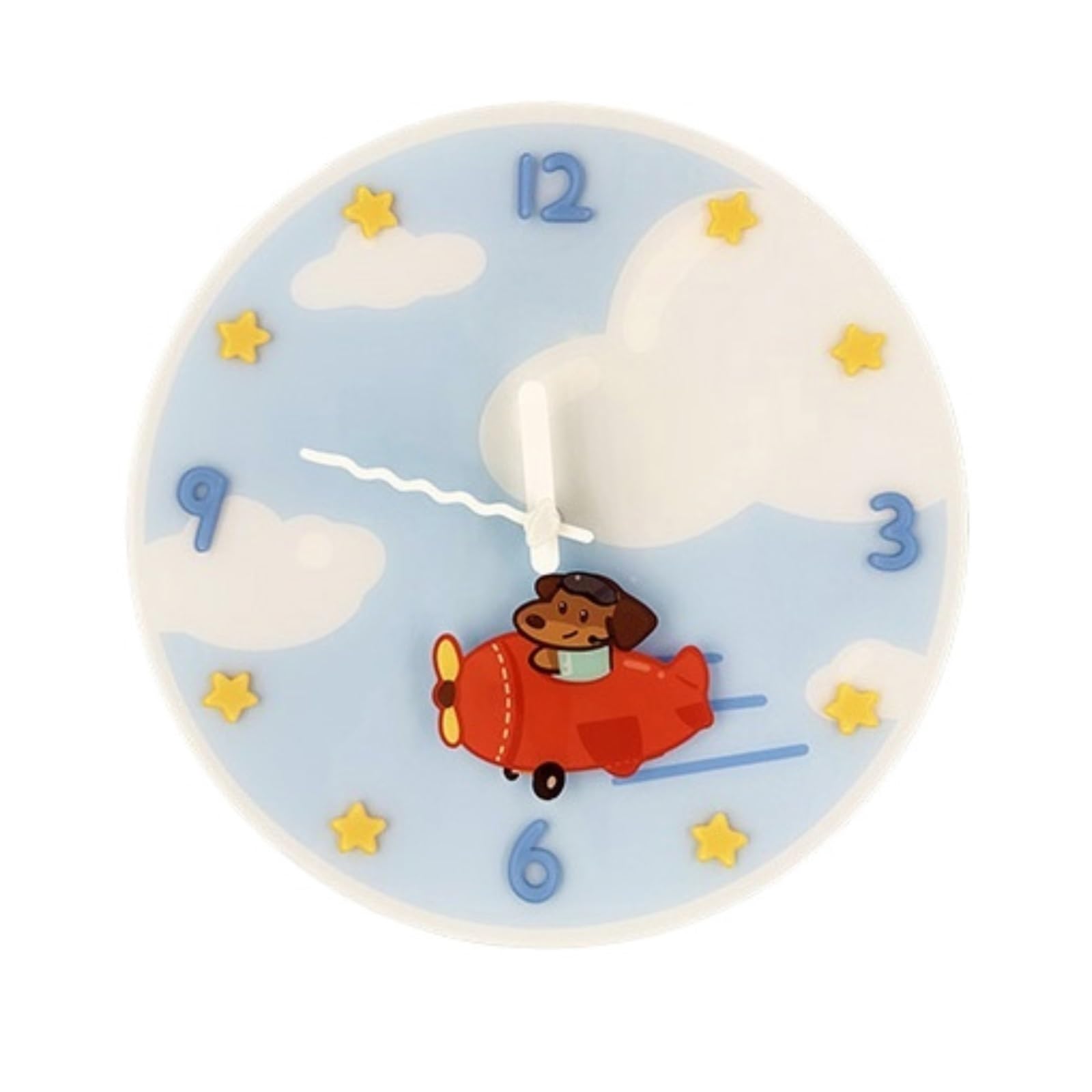 DFHS46JK Wall Decor Wall Clock Cute Silent Timepiece Acrylic Material Battery-Powered Versatile for living room decor