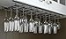 Useful. Under Cabinet Hanging Stemware Rack Hold Up To 24 Wine Glasses (Black)