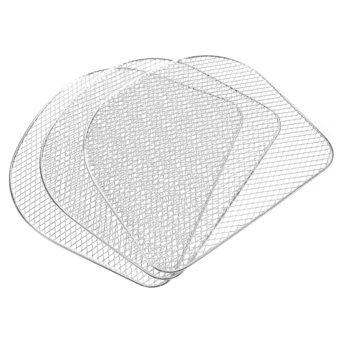 ARTSEWPLY Juego de 3 Rejillas de Acero Inoxidable para Freidora de Aire y Horno Accesorio Multiuso para Deshidratación y Horneado Compatible Freidoras Aire Diseño de Malla Estrecha para