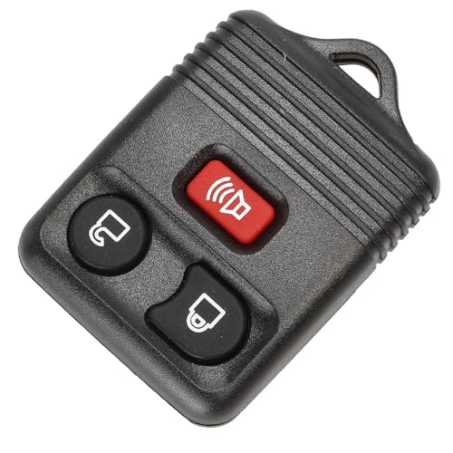 Coque de clé à 3 boutons rouge pour Ford Focus et Explorer protection en silicone
