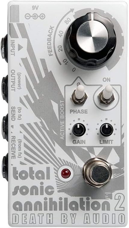 Death by Audio TSA 2 Total Sonic Annihilation 2 Feedback Looper Guitar Effects Pedal