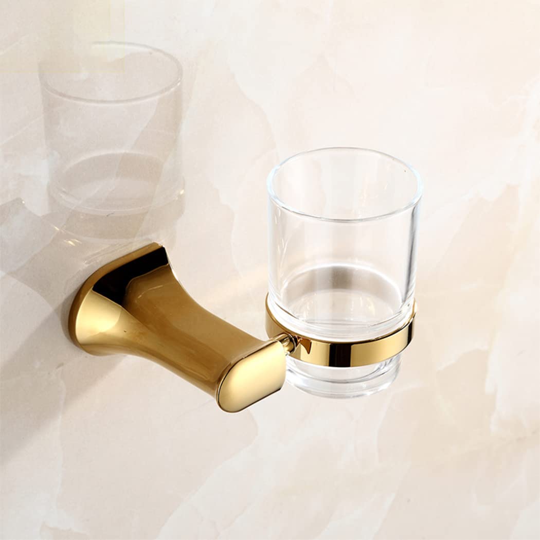 WRIST Zahnbürstenhalter, Wandmontierter Zahnbürstenbecherhalter Badezimmer Zahnbürstenhalter Aus Edelstahl Mit Milchglas Für Badezimmer,Chrome