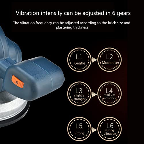 12000R/Min Tile Vibration Machine Installation-Tool, High Frequency Vibration, Can Absorb 100Kg, 6-Speed Adjustment, With Battery (A1) #TOP3