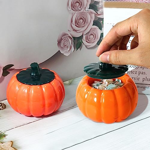 FineInno Box Resin Mould Pumpkin Jewelry Jar Molds Epoxy Silicone Mold DIY Resin Casting Crafts Storage Candle Holder Home Table Ornament Decor - Image 4
