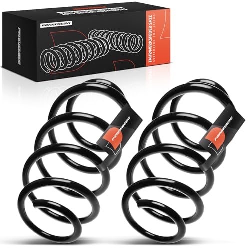 Frankberg 2x Federn Fahrwerksfeder Vorderachse Kompatibel mit A3 8P1 2003-2012 A3 Sportback 8PA 2004-2013 1.9L 2.0L Schrägheck Replace# RH3358