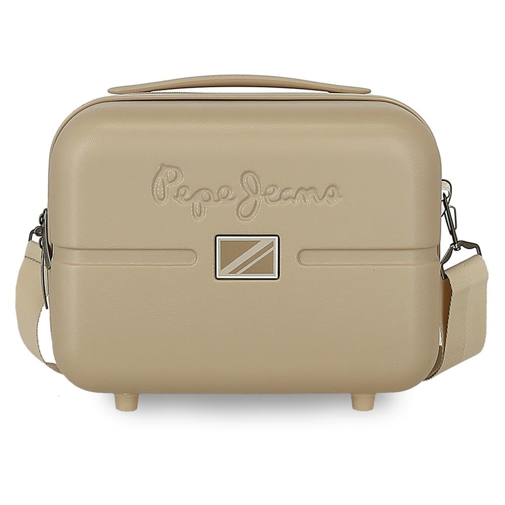 Pepe Jeans Beige Toiletry Bag