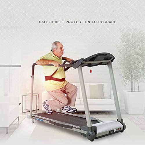 Image of Electric Motorised Folding Treadmill, Multi-Functional Silent Walker with LCD Screen and Safety Belt, Maximum Load 220 Lbs for Elderly /Men /Women