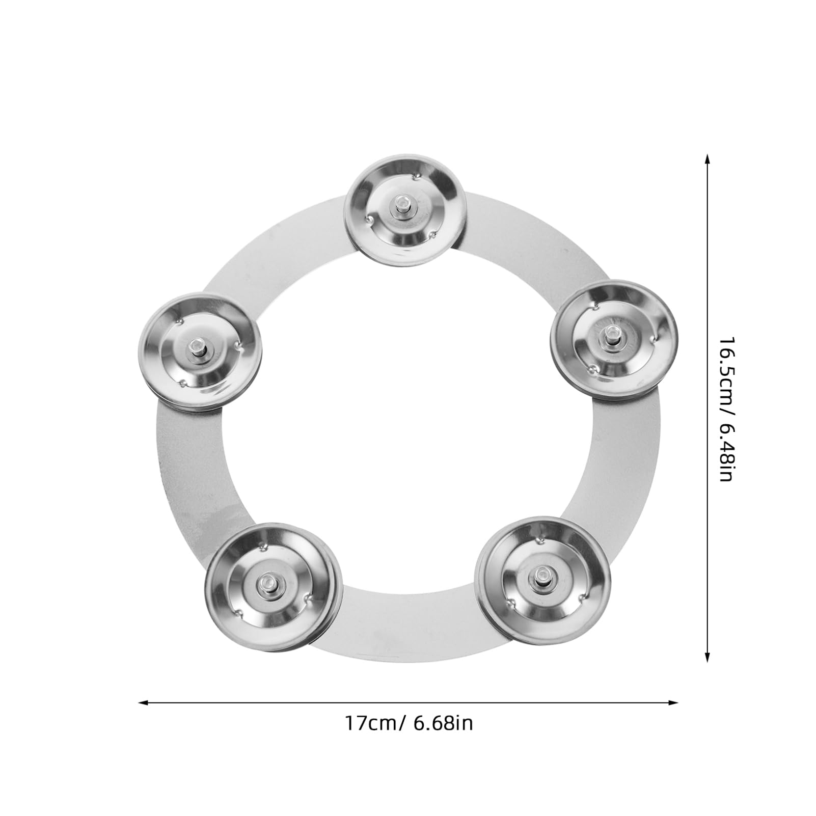 SUPVOX Percussion Accessories Dancer Ring Cymbals Set Drum Crash Cymbal for Jazz Drummer Hihat Effect