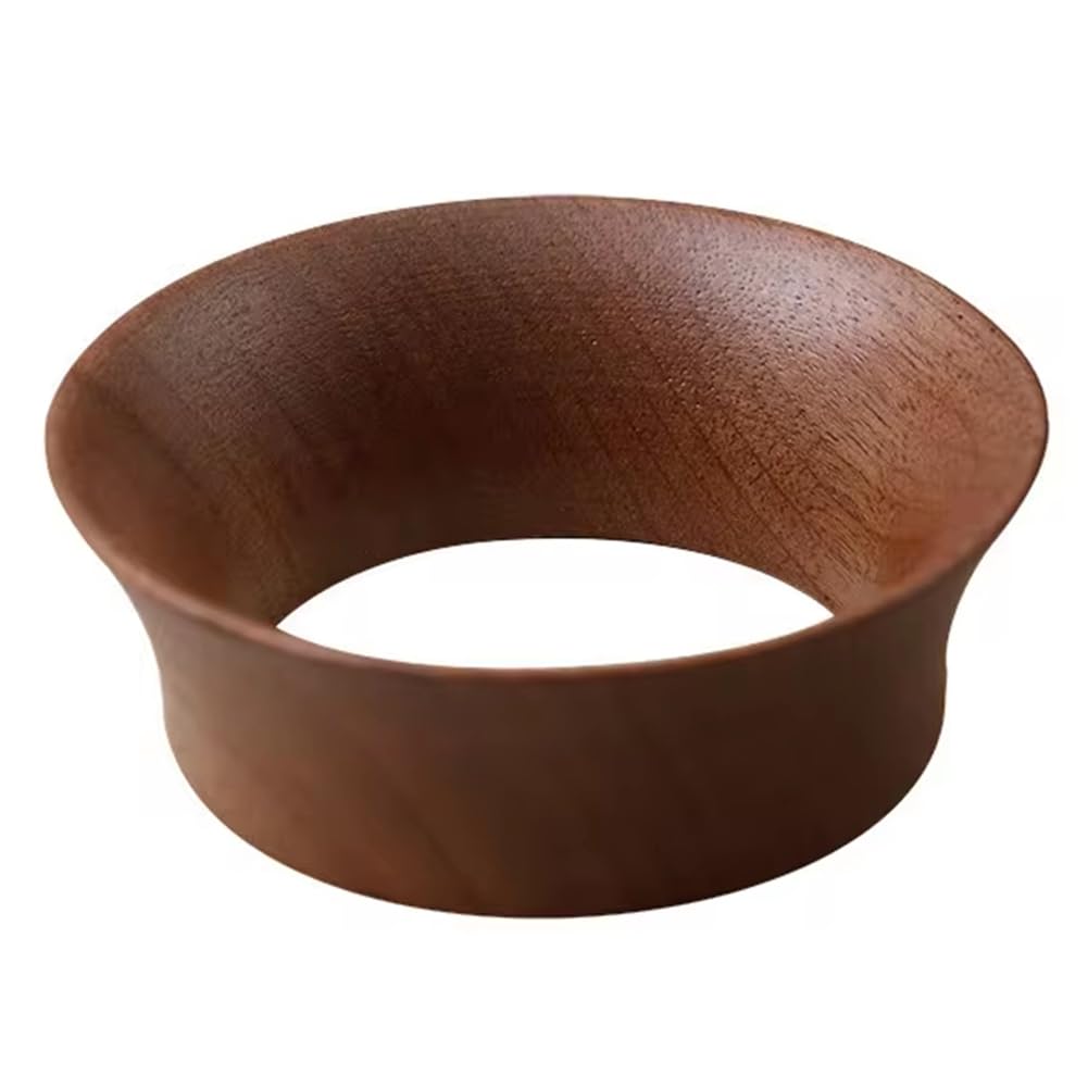 CTRLZS 58mm Walnut Wood Espresso Dosing Cup - Coffee Brewing Funnel & Portafilter Dosing Ring Accessories