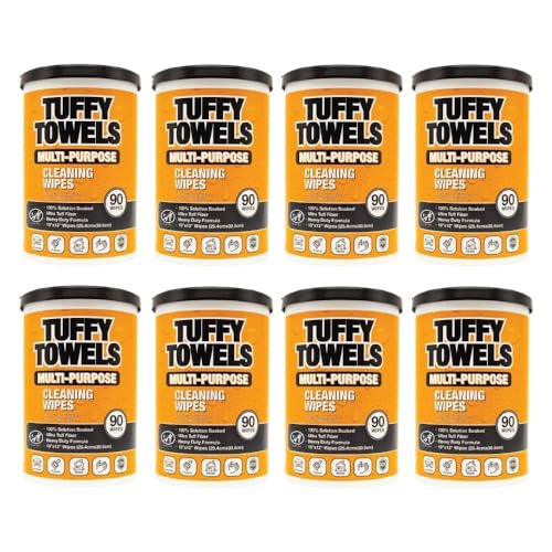 LAUCO Tuffy Scrub Cleaning Wipes – 90 Count (10