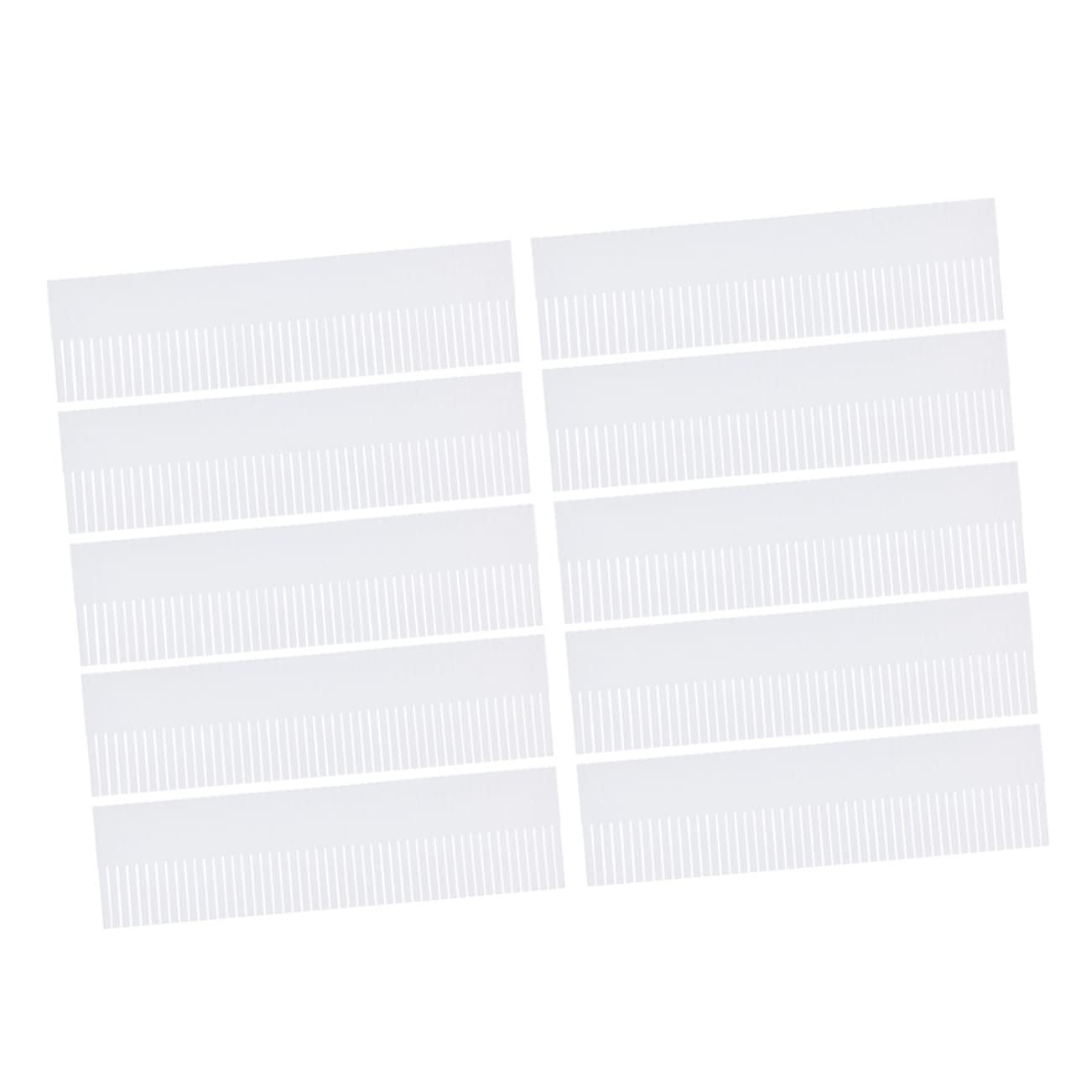 Divisores de Cajones Hogar 10 Piezas, Organizador de Plástico Blanco, Combinación Libre para Ropa Interior y Calcetines en Armarios y Tiendas