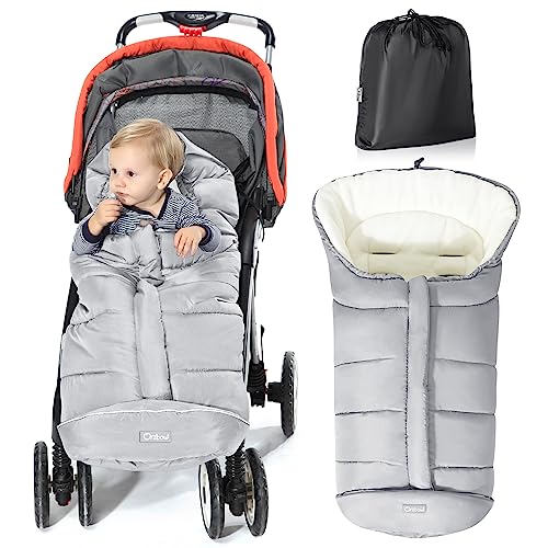 Orzbow Stroller Footmuff Universal, Weather-Proof Baby Bunting Bag, Warm