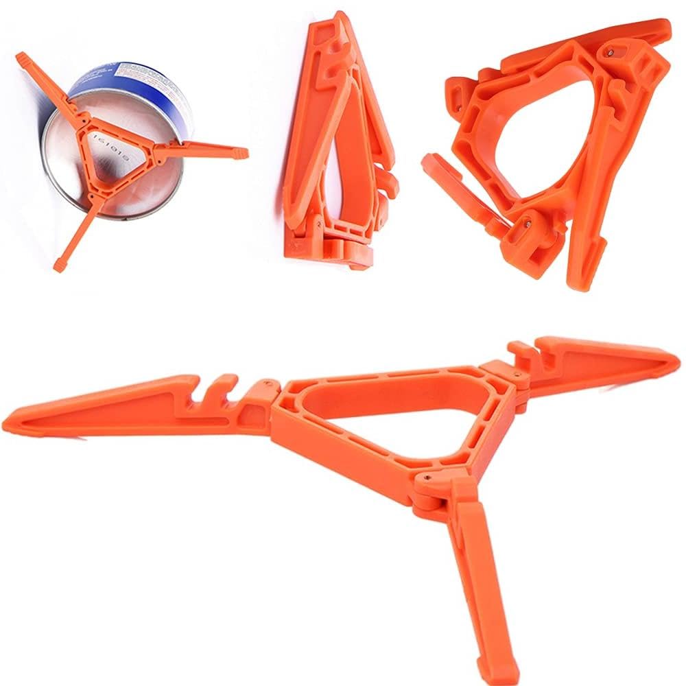 Gas Tank Bracket Outdoor Folding Outdoor Camping Gas Tank Bracket Bottle Shelf Camping Canister Stand Holder Tool Folding Burner Stand Outdoor Accessories