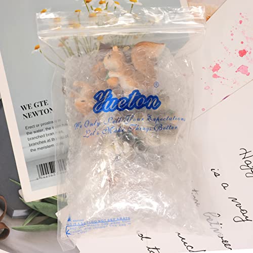 Yueton 8Pcs Cute Realistic Miniature Squirrel Figures Ornaments, Mini Squirrel Fairy Garden Figurines, Squirrel Animal Cake Toppers Cake Decoration, Squirrel Desk Decoration #TOP6