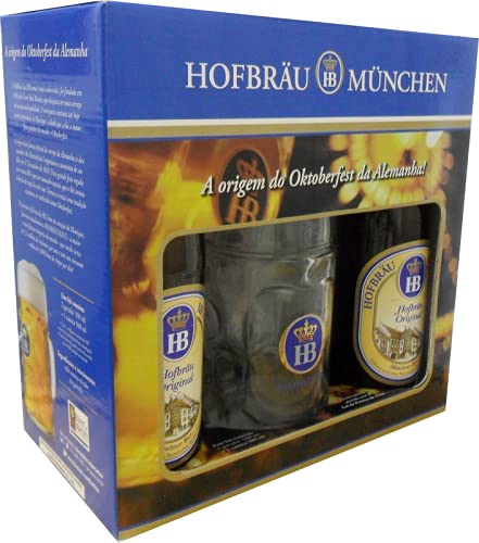 Kit Cerveja HB - 2 Garrafas 500ml + 1 Caneca 500ml