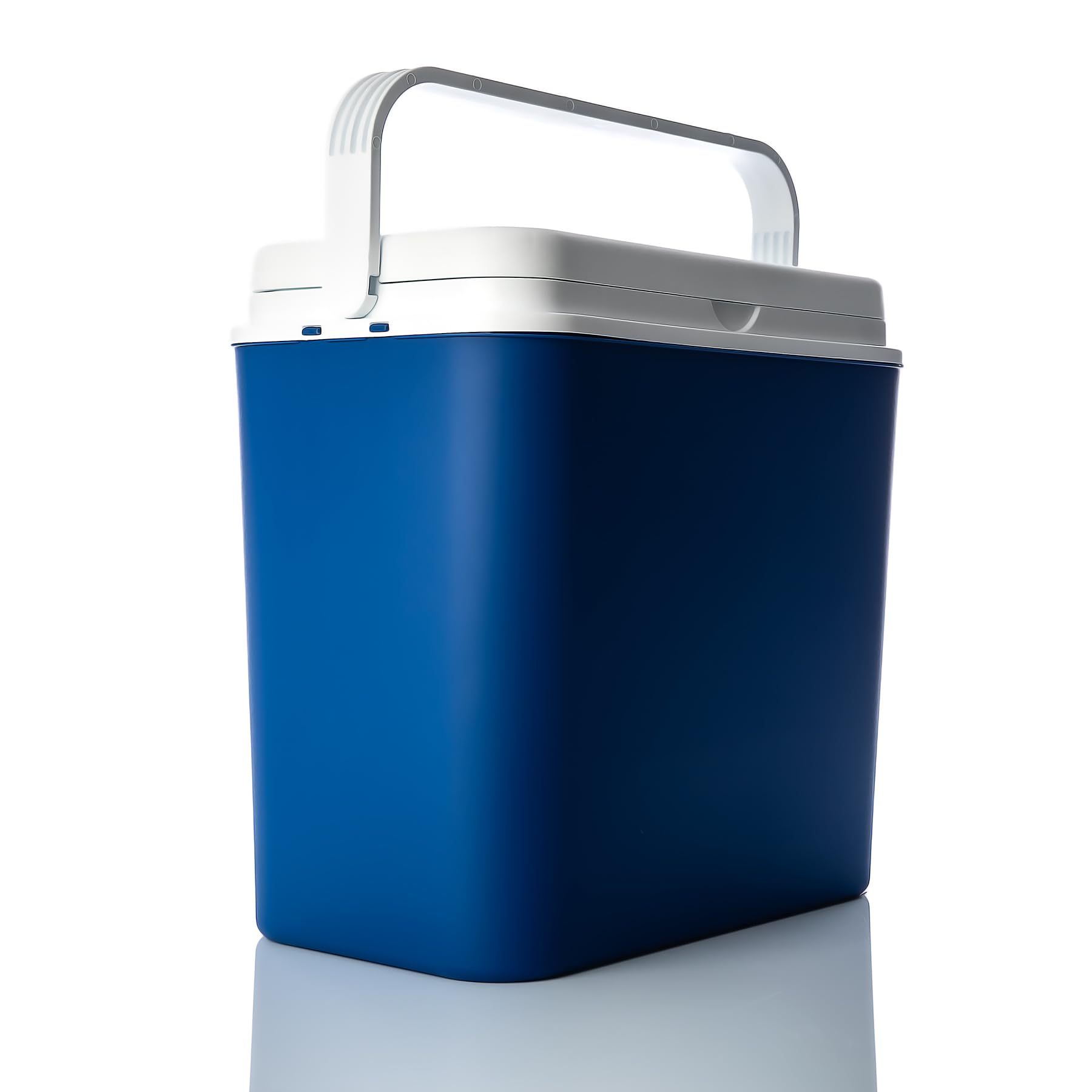 BigDean Kühlbox 24 Liter blau/weiß - Isolierbox mit bis zu 14 Std. Kühlung - Kühltasche für unterwegs - Outdoor Thermobox für Camping, Picknick & Garten - Made in Europe