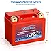 TPE Lithium Motorcycle Powersport Battery LiFePO4 Engine Start Battery 12.8V 2.5AH 220CCA with BMS (Smart Management System) 2500-8000 Life Cycles