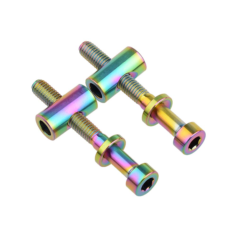 Titanium Ti M5 X 40mm Bolt Nut Washer for Easton Ec90 Ec70 Zero Seatpost